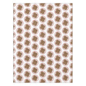 チョコレートチップクッキー漫画イラストレーション テーブルクロス (正面)