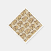 チョコレートチップクッキー生地ベーカリーパティシシェフ スタンダードカクテルナプキン (角)