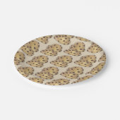 チョコレートチップクッキー生地ベーカリーパティシシェフ ペーパープレート (アングル)