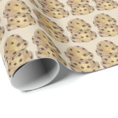 チョコレートチップクッキー生地ベーカリーパティシシェフ ラッピングペーパー (ロールコーナー)