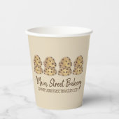 チョコレートチップクッキー生地ベーカリーパティシシェフ 紙コップ (正面)