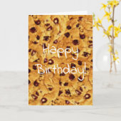 チョコレートチップクッキー カード (黄色い花)