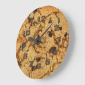 チョコレートチップクッキー ラージ壁時計 (傾斜)