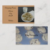 チョコレートチップクッキー 名刺 (正面/裏面)