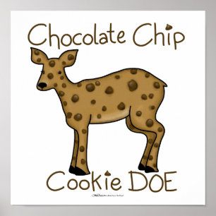 チョコレートチップクッキーDoe ポスター