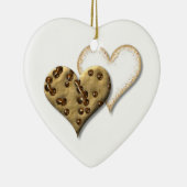 チョコレートチップスおよび砂糖クッキー セラミックオーナメント (右)