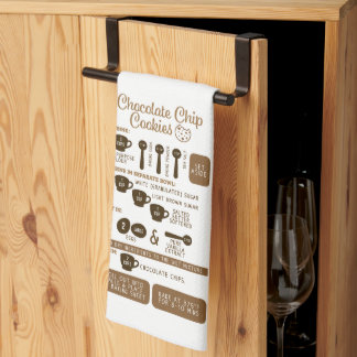 チョコレートチップレシピキッチンタオル キッチンタオル