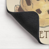 チョコレートチップ焼いたクッキー生地グルメ マウスパッド (コーナー)