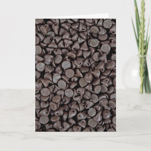 チョコレートチップ誕生日 カード (正面)