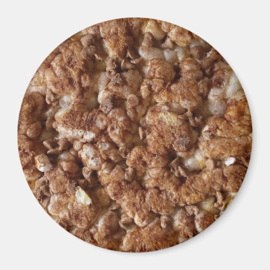 チョコレートチップ餅つきボタン マグネット (正面)