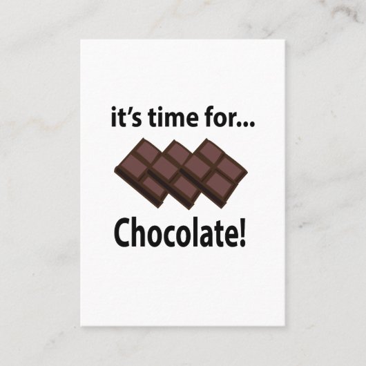 チョコレートチョコレートの時間 名刺 (正面)