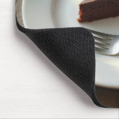 チョコレートチーズケークオンプレート マウスパッド (コーナー)