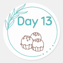 チョコレートテイスティングキットデイ13 ラウンドシール