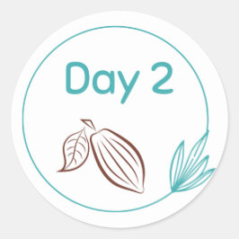 チョコレートテイスティングキットデイ2 ラウンドシール