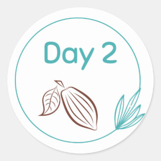 チョコレートテイスティングキットデイ2 ラウンドシール