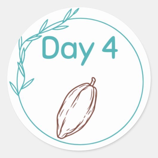 チョコレートテイスティングキットDay 4 ラウンドシール (正面)