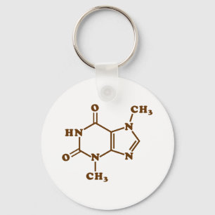 チョコレートテオブロミン分子化学式 キーホルダー