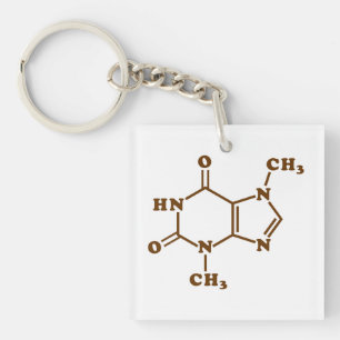 チョコレートテオブロミン分子化学式 キーホルダー