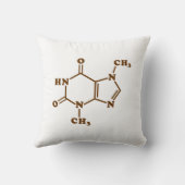 チョコレートテオブロミン分子化学式 クッション (裏面)