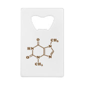 チョコレートテオブロミン分子化学式 クレジットカード栓抜き (裏面)