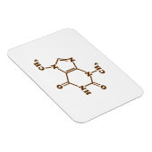 チョコレートテオブロミン分子化学式 マグネット (右側)