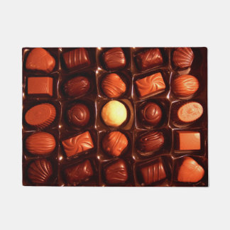 チョコレートテクスチャドアマット ドアマット