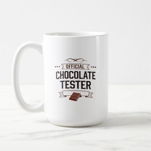 「チョコレートテスター公式ギフト コーヒーマグカップ (左)