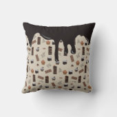 チョコレートテーマパターン クッション (裏面)