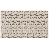 チョコレートテーマパターン テーブルクロス (正面(横))