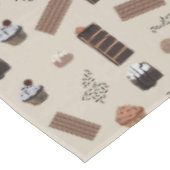 チョコレートテーマパターン テーブルクロス (アングル)