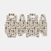 チョコレートテーマパターン フェイバーボックス (折り畳みなし)