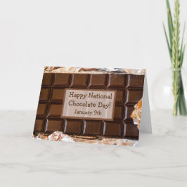 チョコレートデー2月9日 カード