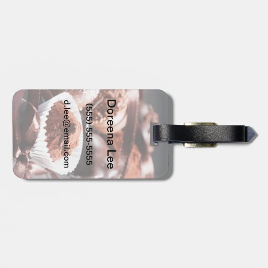 チョコレートトラッフル ラゲッジタグ (裏面横)