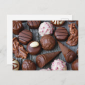 チョコレートトリュッフルフォトポストカード ポストカード (正面/裏面)