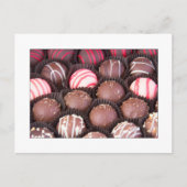 チョコレートトリュッフルポストカード ポストカード (正面)