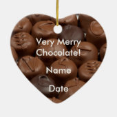チョコレートトリュフオーナメント セラミックオーナメント (裏面)