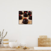チョコレートトリュフ ポスター (キッチン)