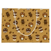 チョコレートトリート抱き枕 ラージペーパーバッグ (裏面)