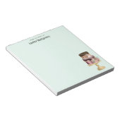 チョコレートドリップス&バラ金ゴールドラグジュアリーケーキ ノートパッド (アングル)