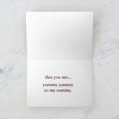 チョコレートドリップセット カード (内部)