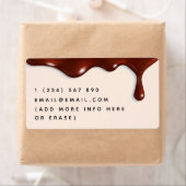 チョコレートドリップドリップショコラカスタムティエ情報 ラベル (インサイチュ)