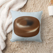 チョコレートドーナツおもしろい枕 クッション (ブランケット)