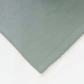 チョコレートドーナツの水色 フリースブランケット (角)