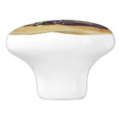 チョコレートドーナツはとのノブを振りかけます セラミックノブ (側面)