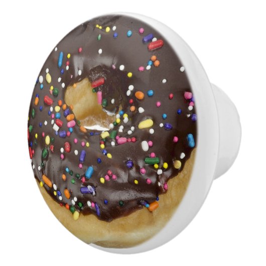 チョコレートドーナツはとのノブを振りかけます セラミックノブ (右)