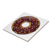 チョコレートドーナツはとの振りかけます タイル (側面)