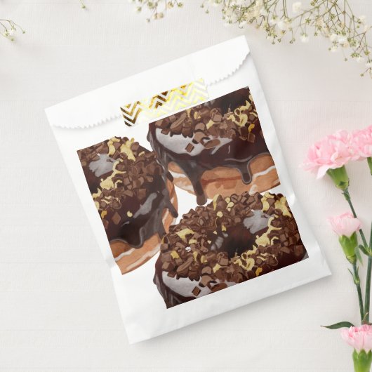 チョコレートドーナツは美味しい。 フェイバーバッグ (封をした状態)