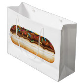 チョコレートドーナツギフトバッグ ラージペーパーバッグ (正面アングル)