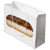 チョコレートドーナツギフトバッグ ラージペーパーバッグ (裏面アングル)