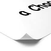 チョコレートドーナツダイエットプリント ポスター (角)